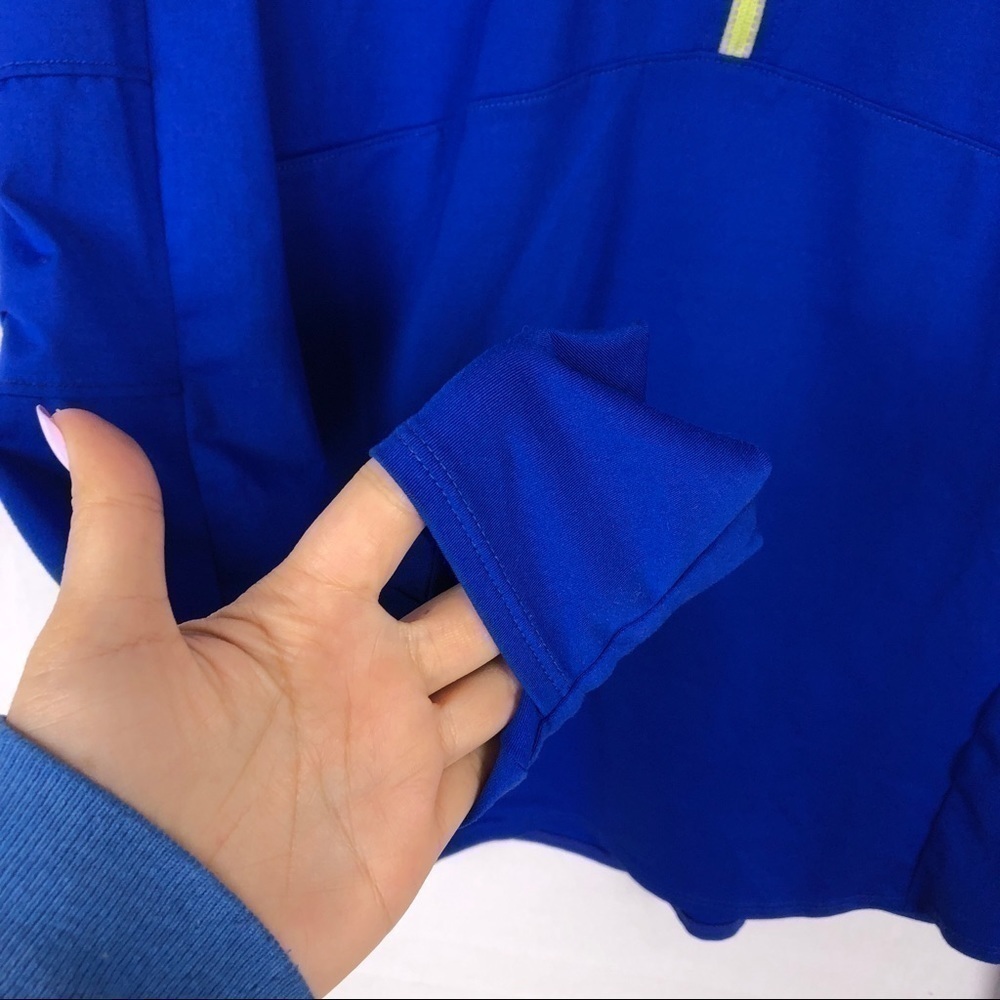 Athleta Half Zip Pullover Blue Jacket - Picture 5 of 10
